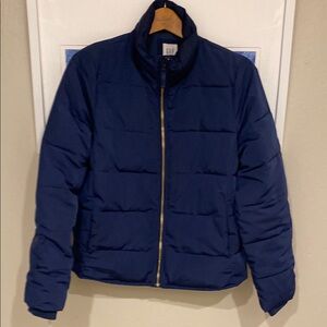 GAP Navy Puffer Jacket M